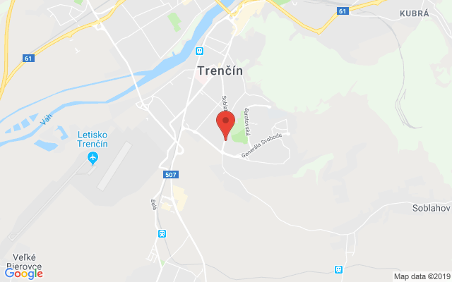 Google map: pod juhom 6477
